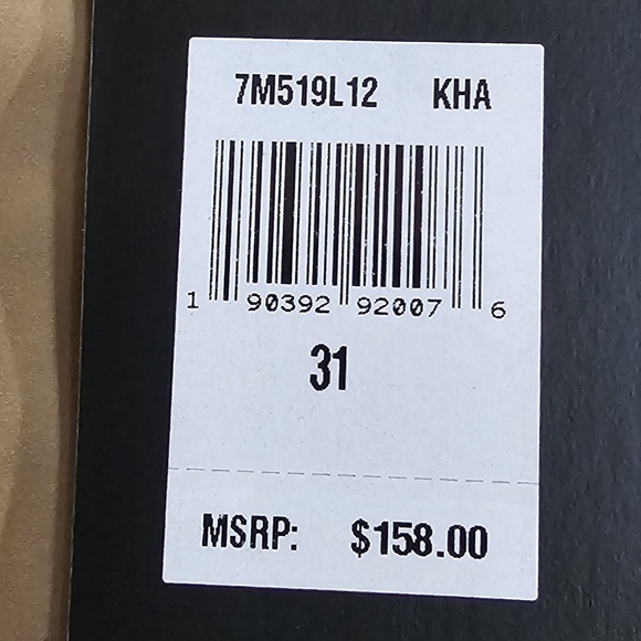 7 For All Mankind Men's Flat Front Shorts Style #7M519L12 NWT - Picture 9 of 11